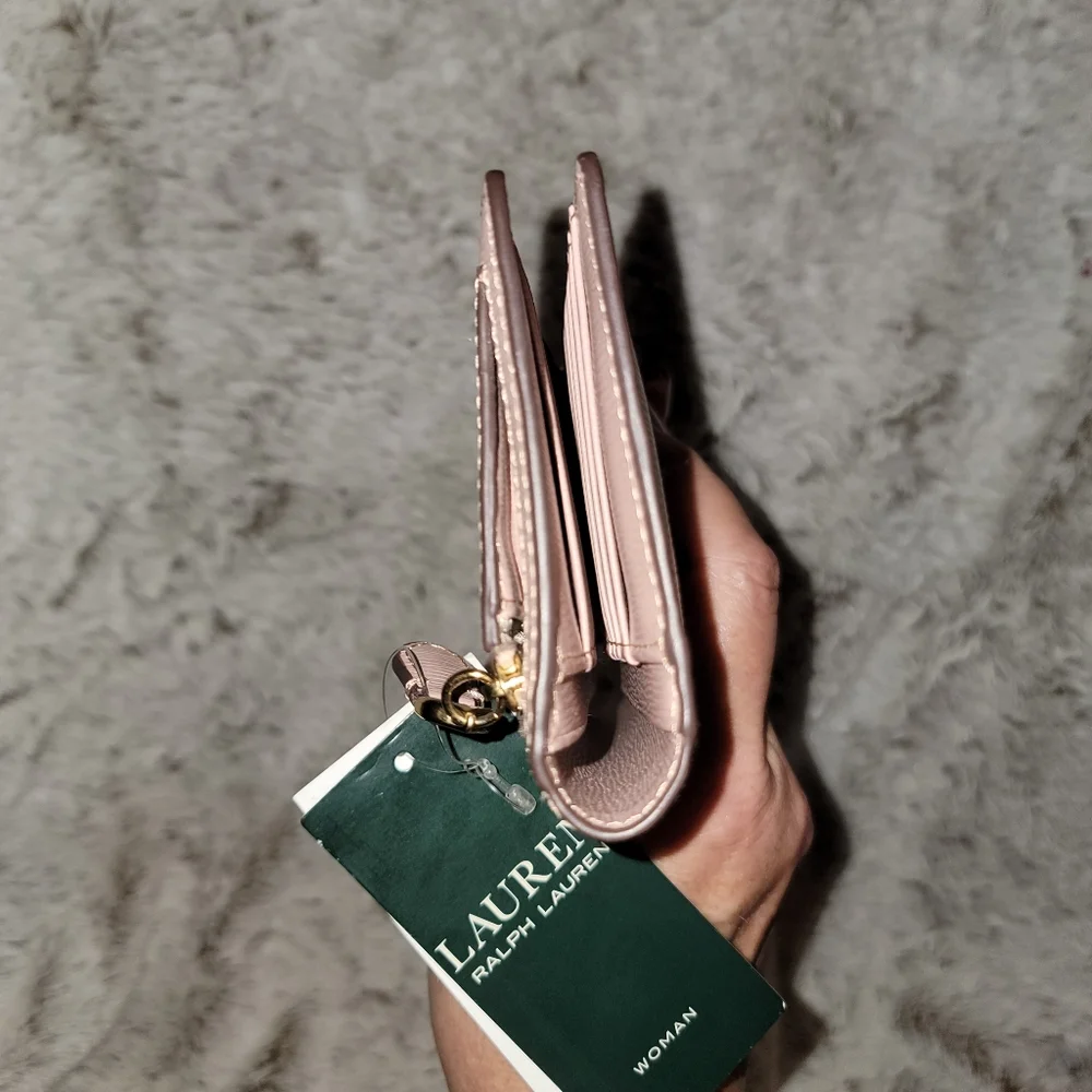 Ralph Lauren mauve/light pink wallet. - Picture 8 of 12